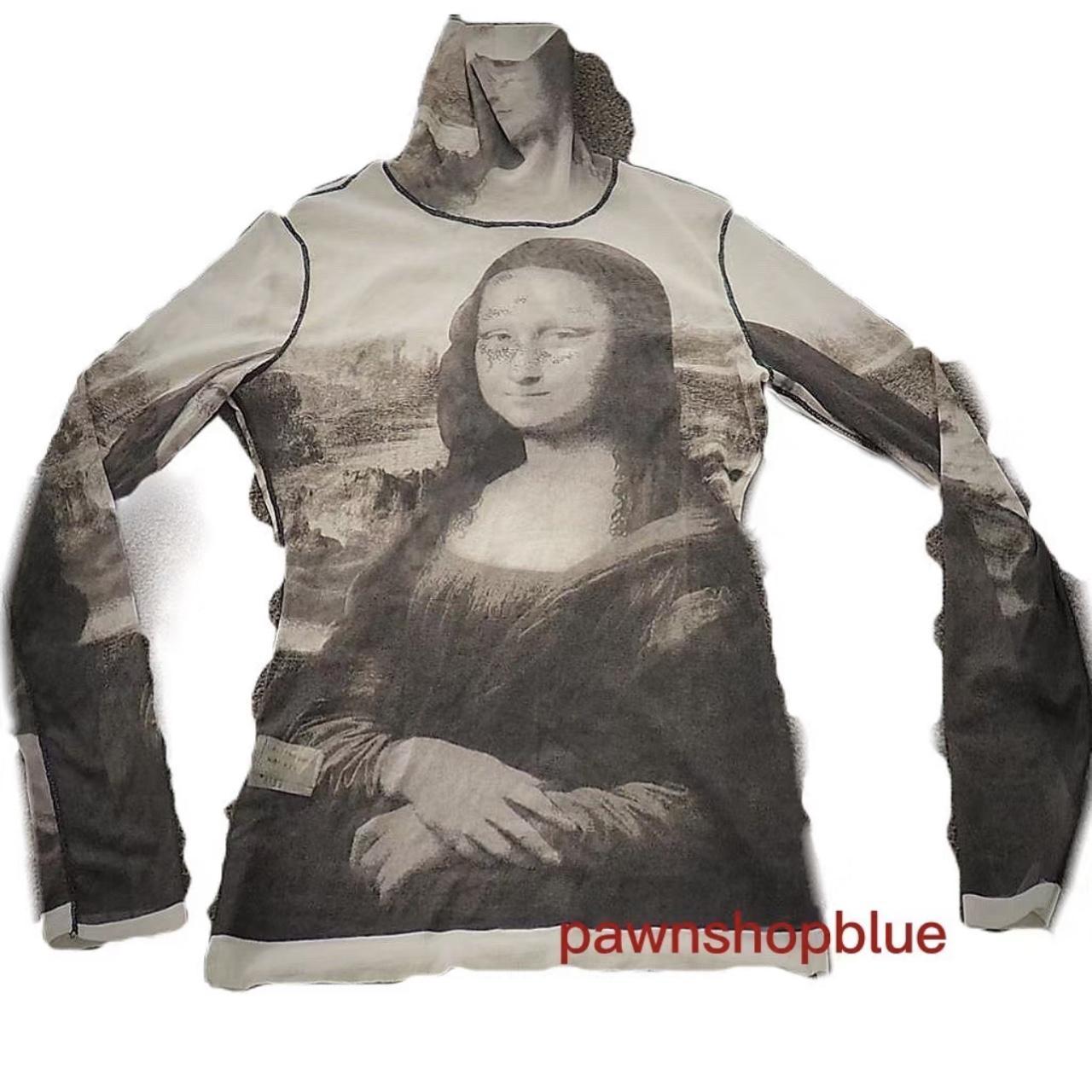 jean paul gaultier 1995s mona lisa mesh top | Depop