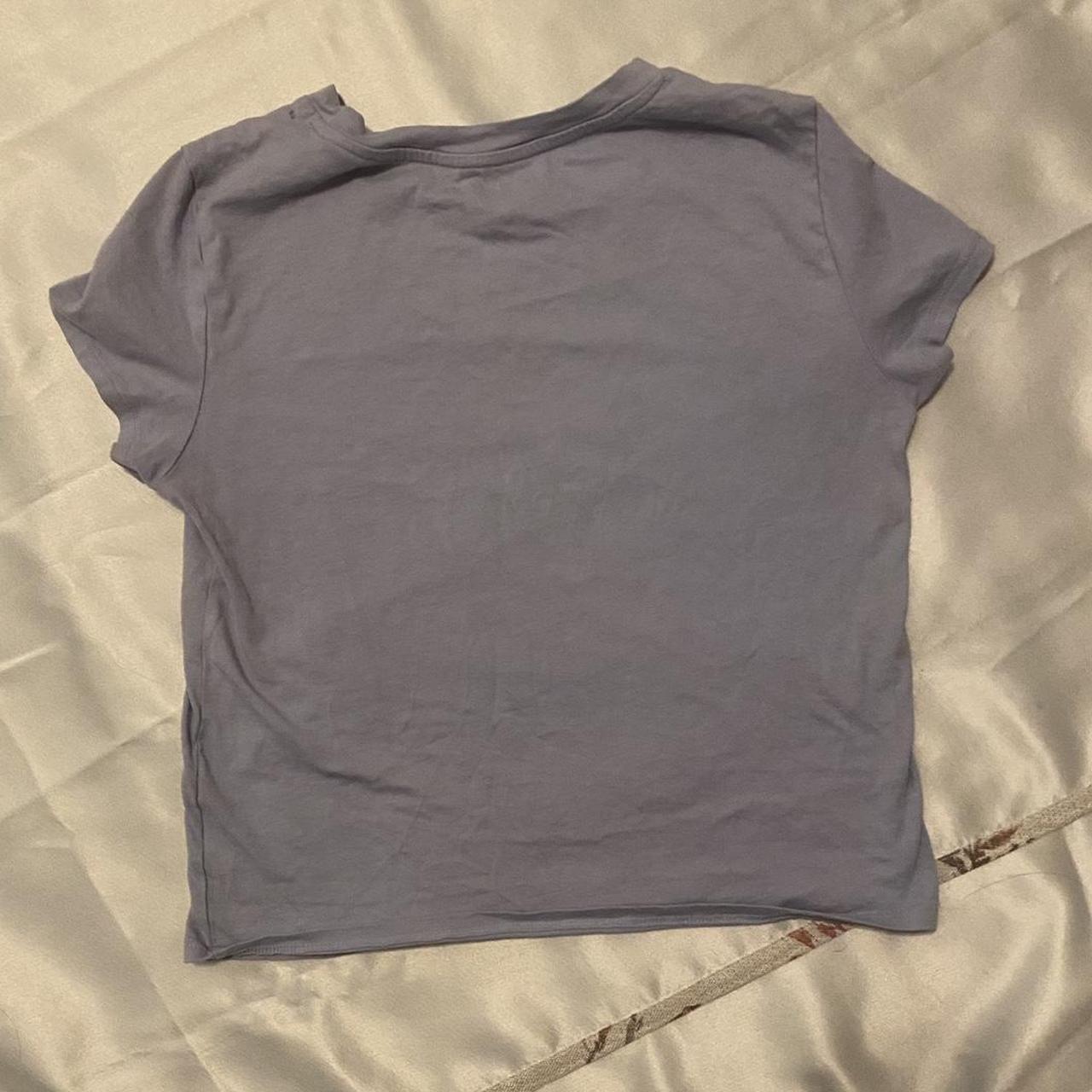 American Eagle Outfitters Women's Blue Crop-top | Depop