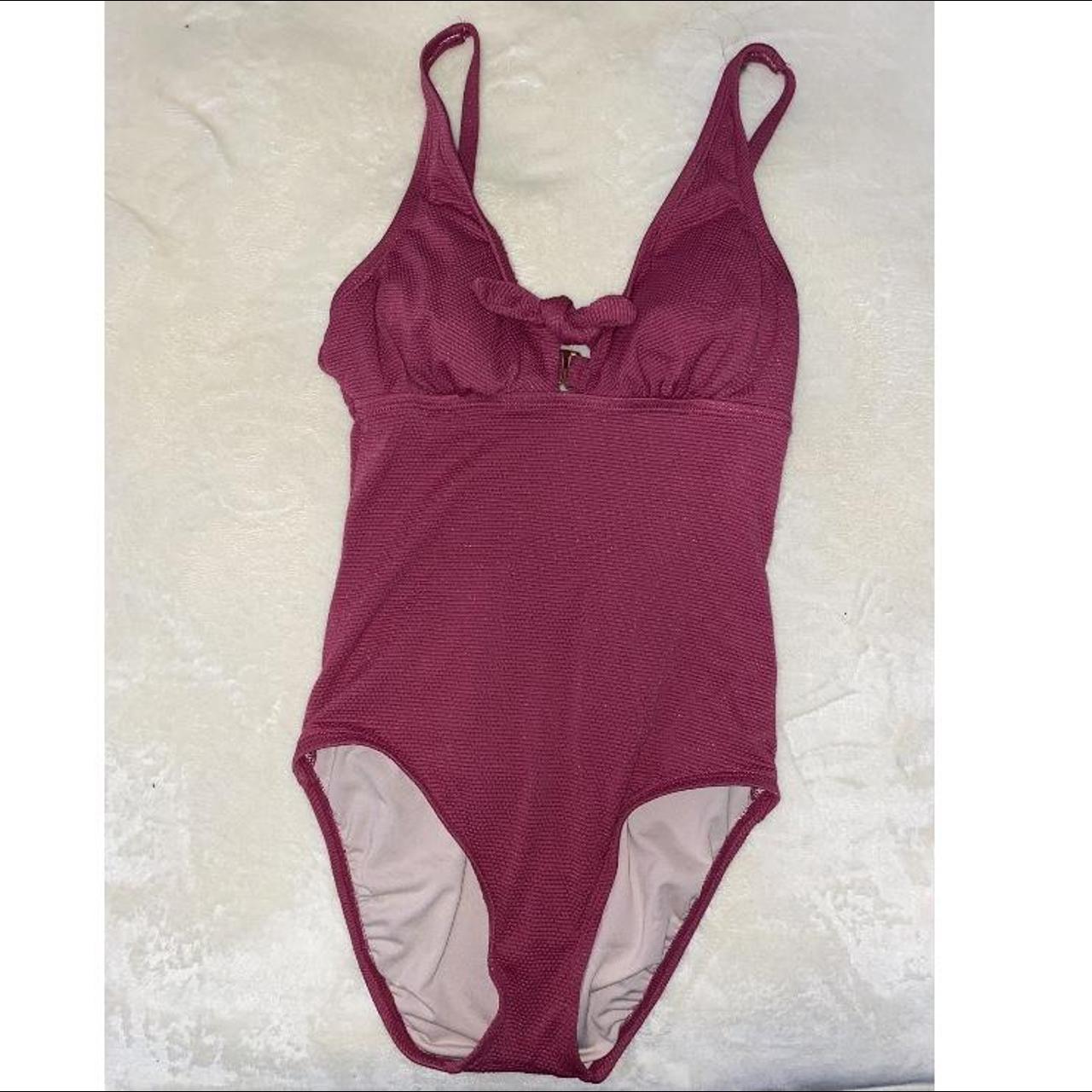 KONA SOL PINK ONE PIECE SWIMSUIT 🎀 high leg cut pink... - Depop