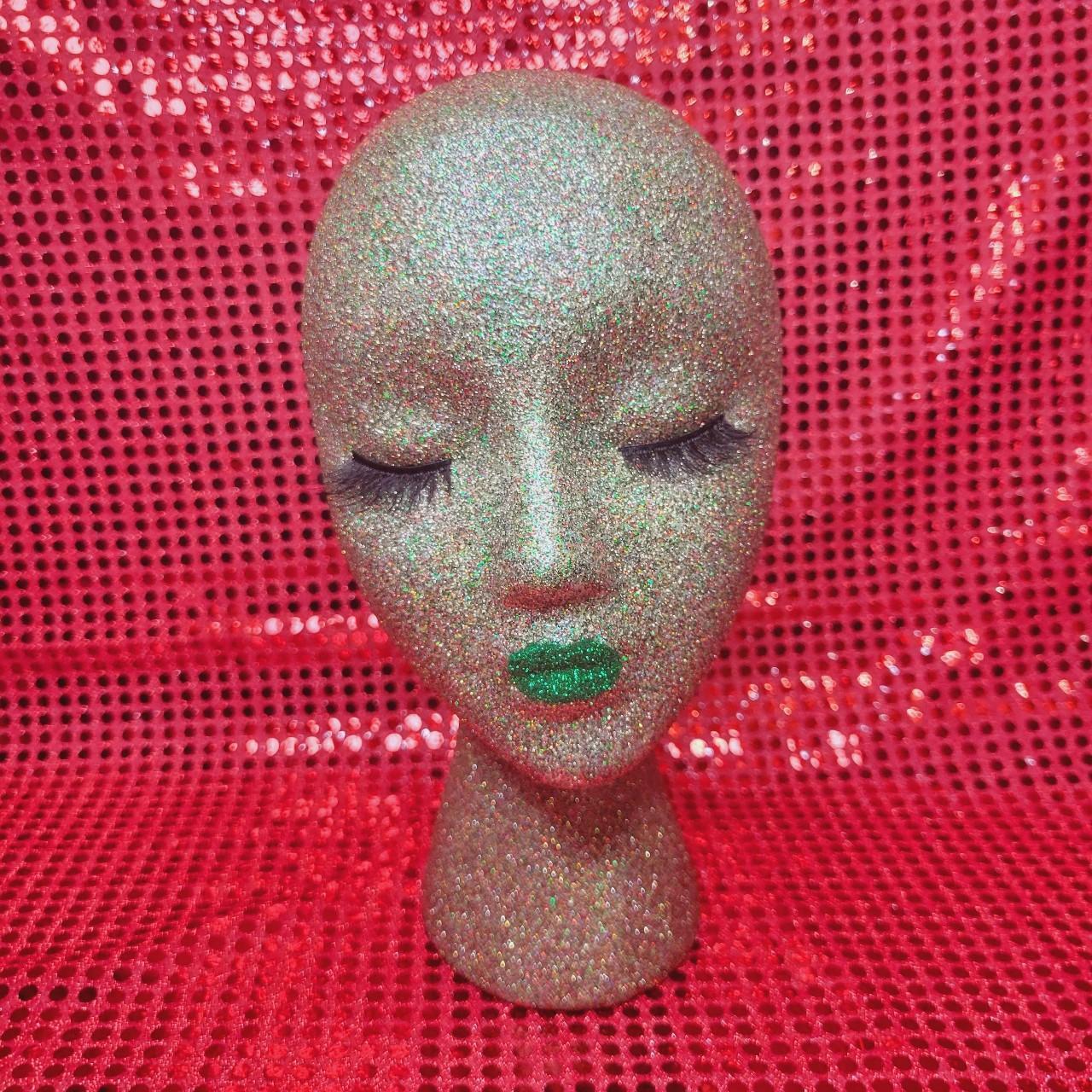 Female styrofoam mannequin head. Great for - Depop