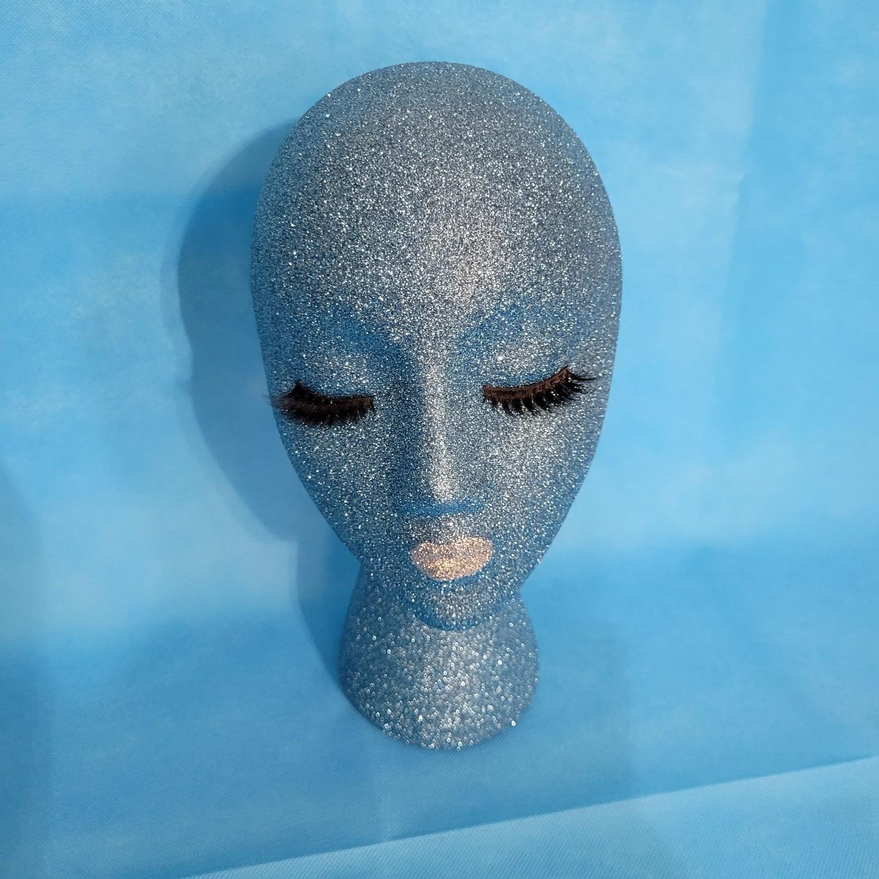 Female styrofoam mannequin head. Great for - Depop