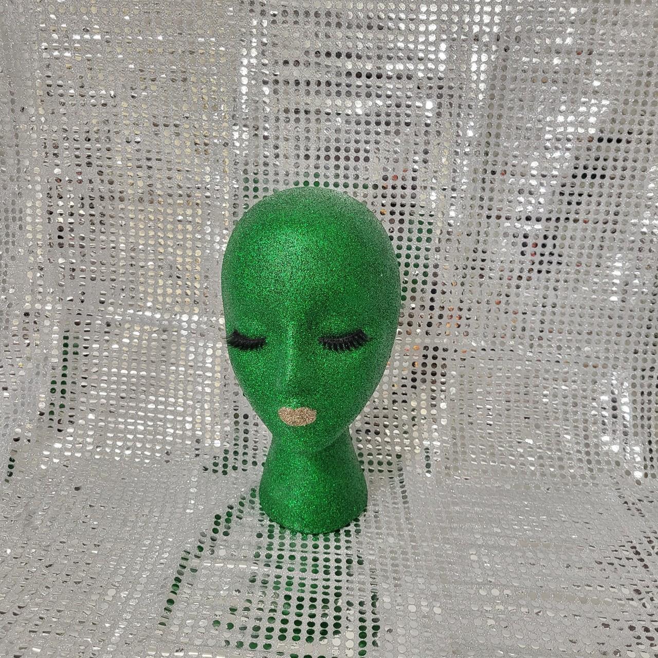 Female styrofoam mannequin head. Great for - Depop