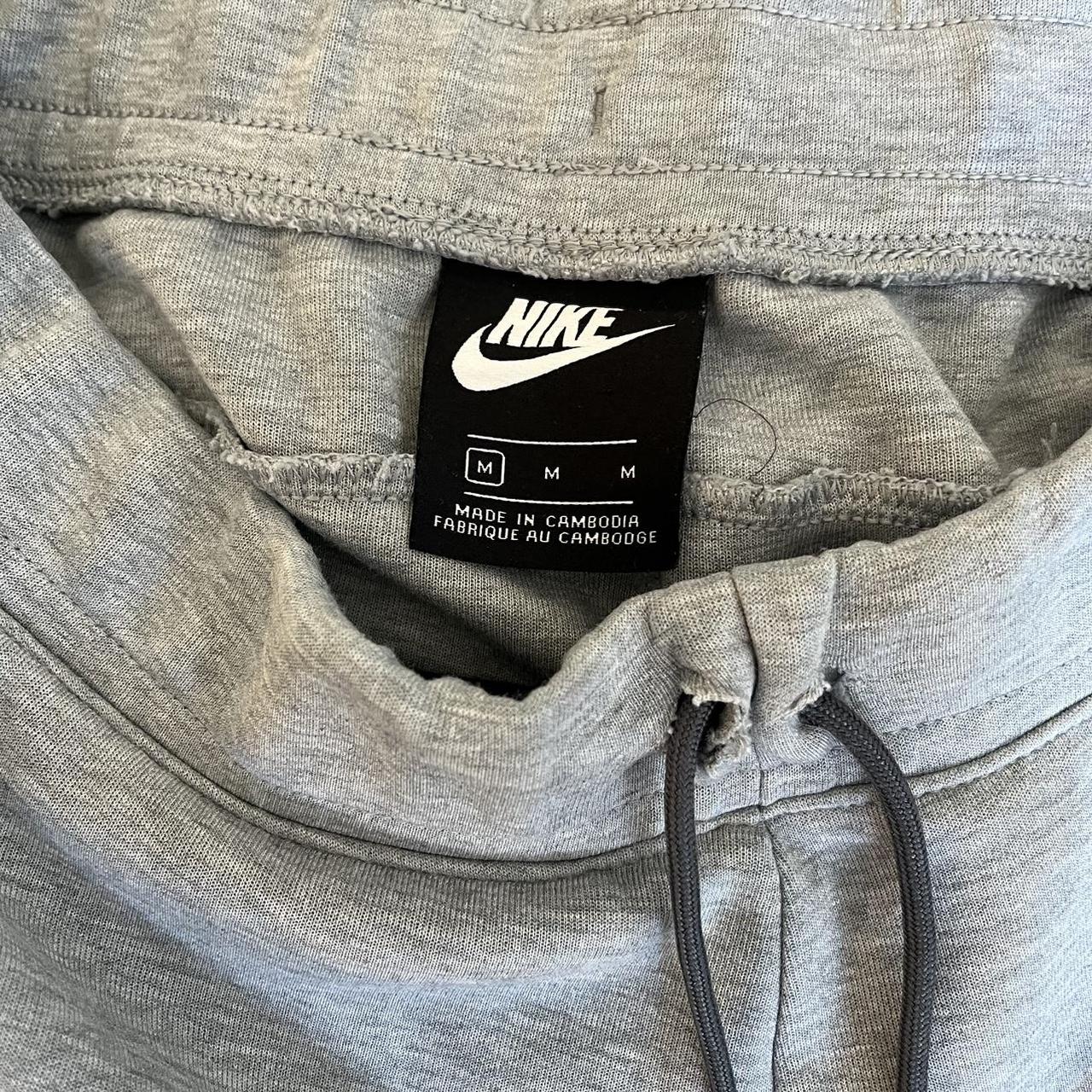 Nike tech fleece grey joggers 7/10 condition Size... - Depop