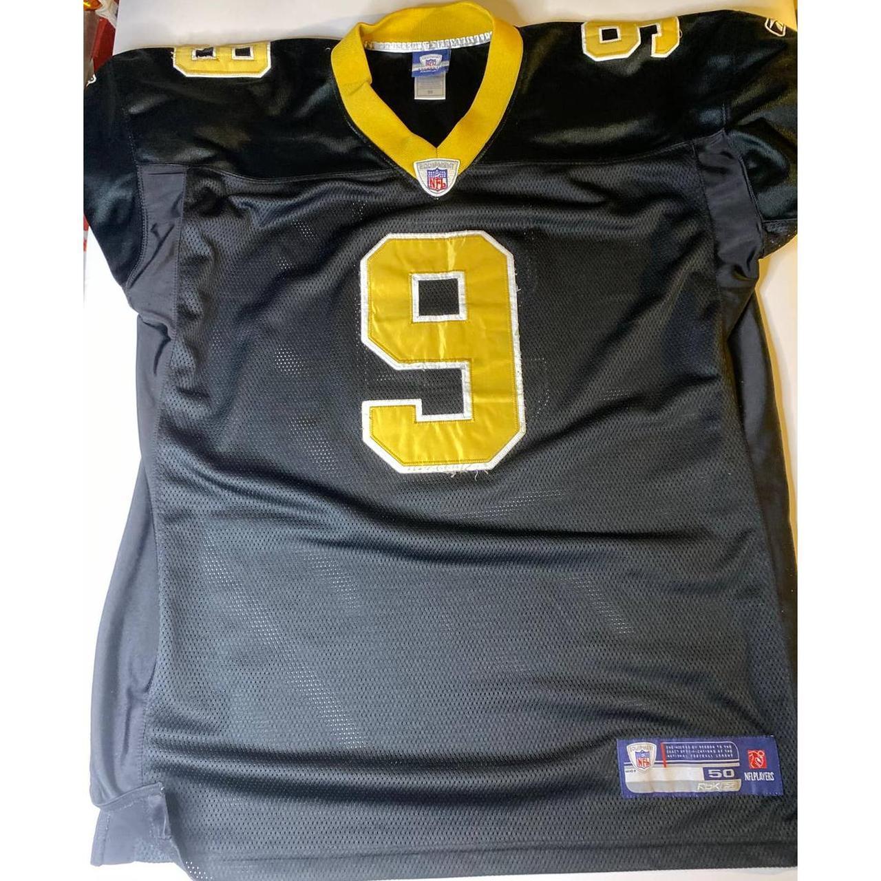 Reebok Drew Brees Jersey Boys XL Mens M New Orleans - Depop