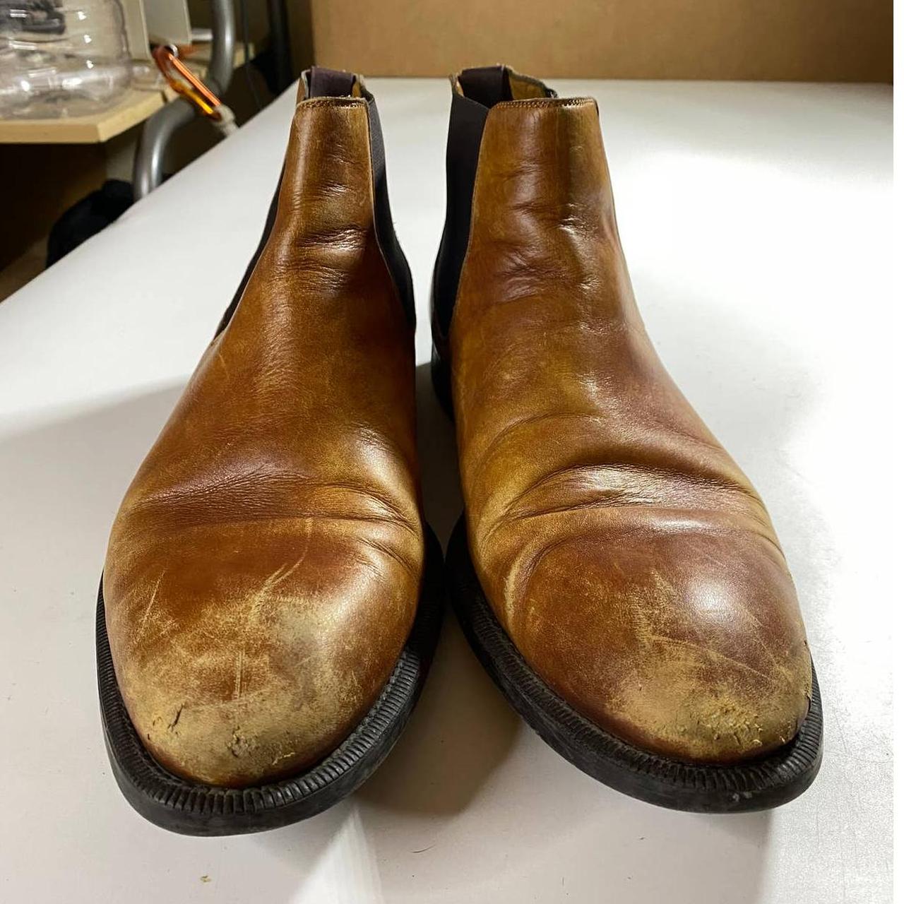platform trainers leather