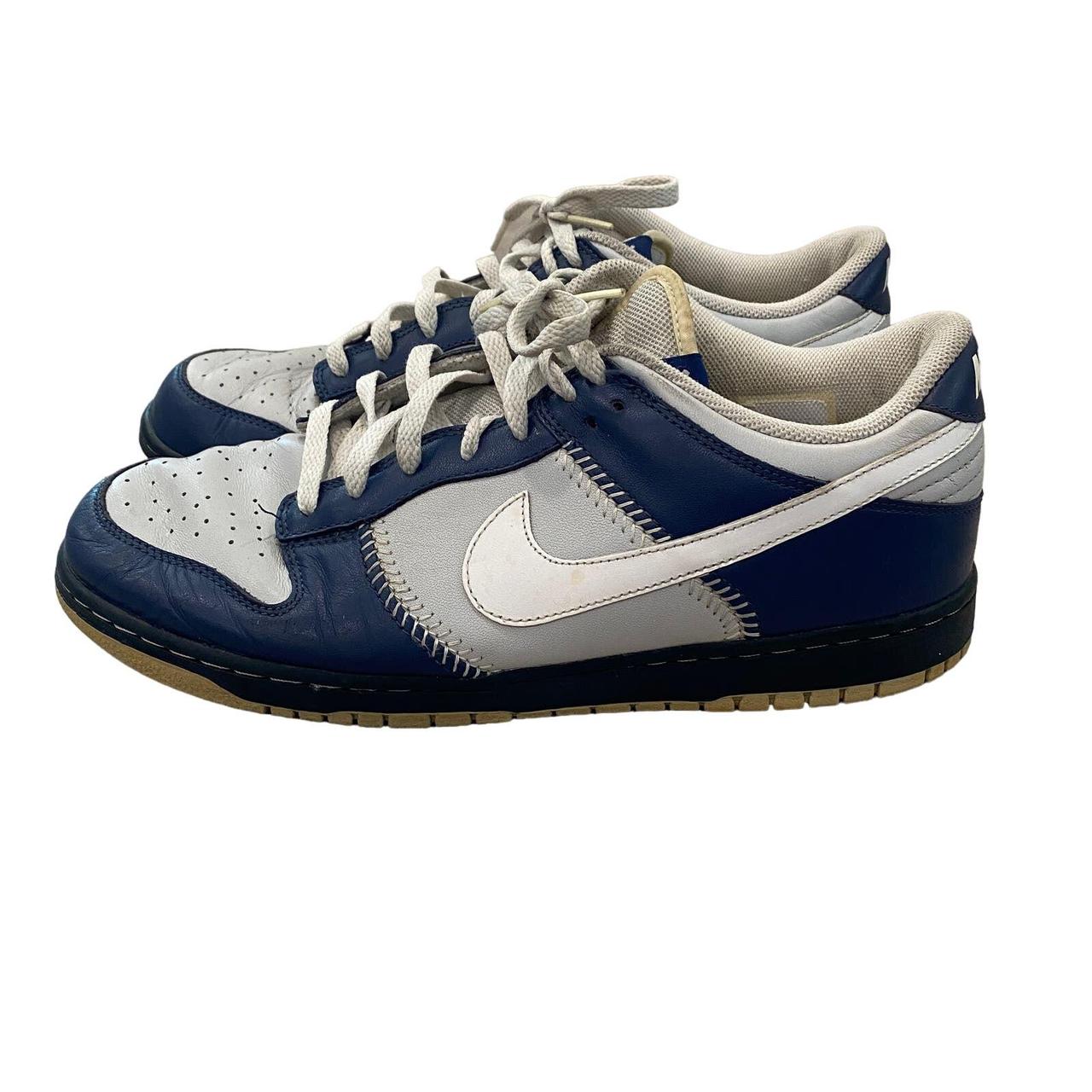 nike dunk low baseball neutral grey midnight navy
