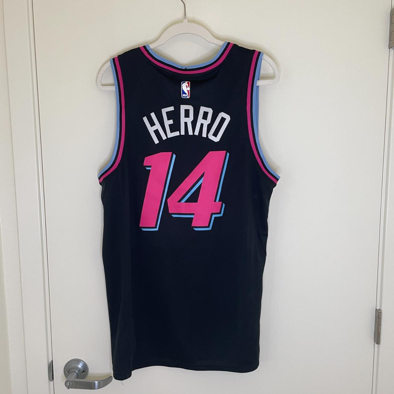 Men's Nike Nba Miami Heat Vice City Tyler Herro - Depop