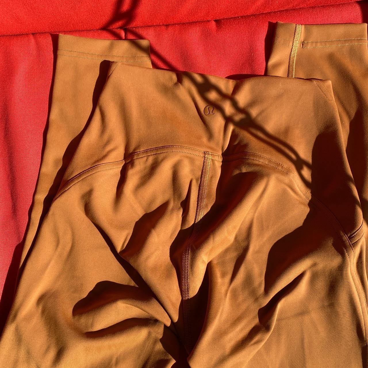 Beautiful brown Lululemon leggings these are so - Depop