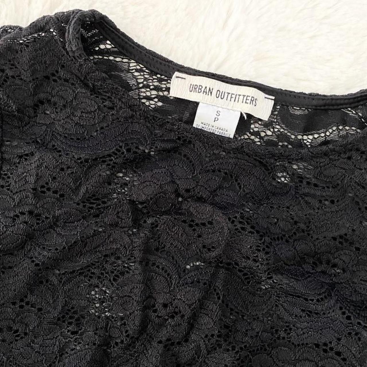 urban outfitters mesh lace long sleeve top. only... - Depop