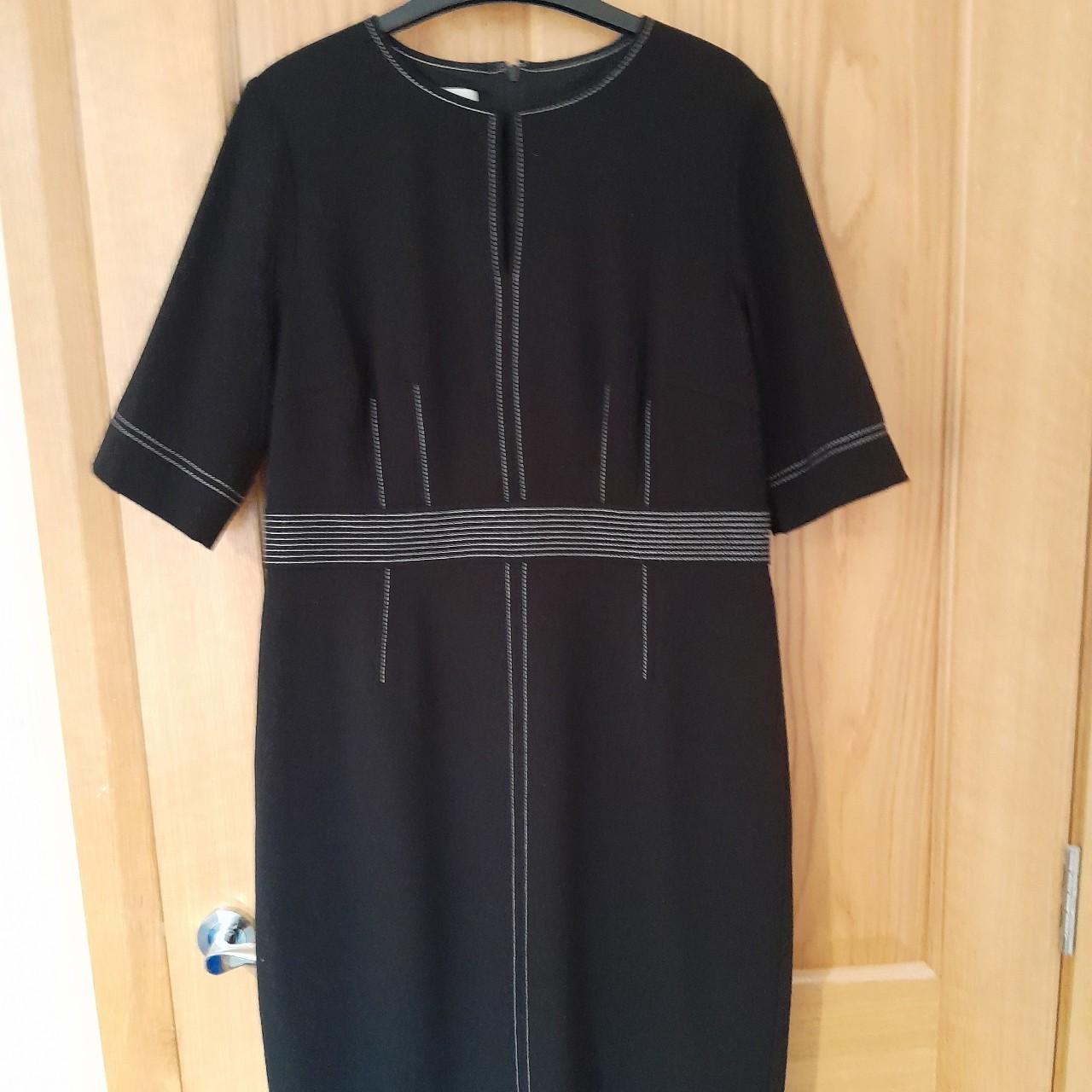 Comfy black dress made by hobbs In great condition... - Depop