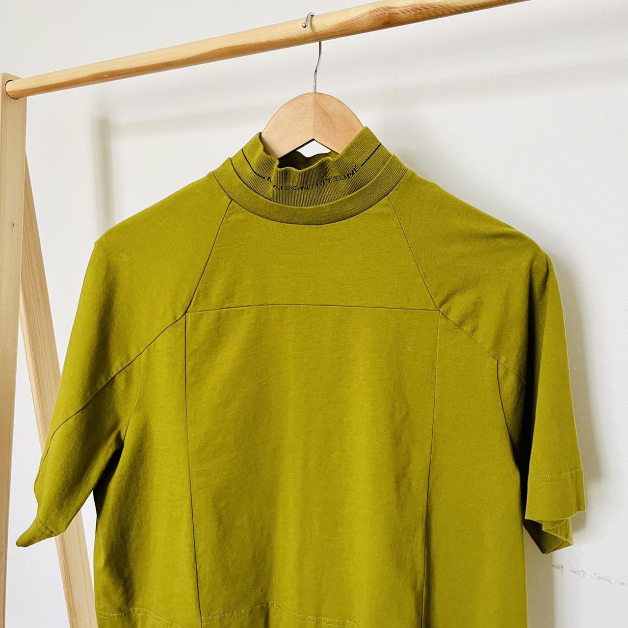 Maison Kitsuné Women's Khaki and Green Shirt