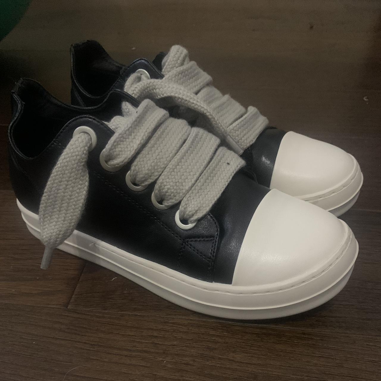 REP Rick Owen Ramones Thick Laces Size 39 about 8... - Depop