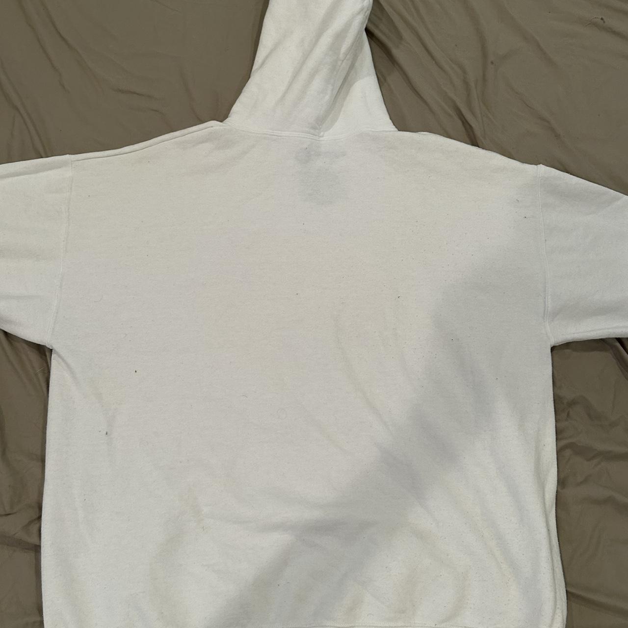 White and pink hoodie mens Clearance