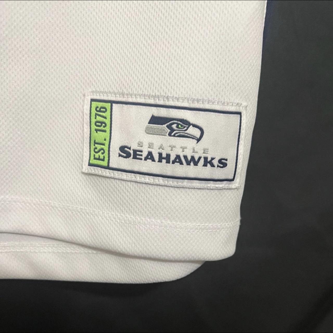 SEATTLE SEAHAWKS Majestic Fan Jersey bling shirt womans large