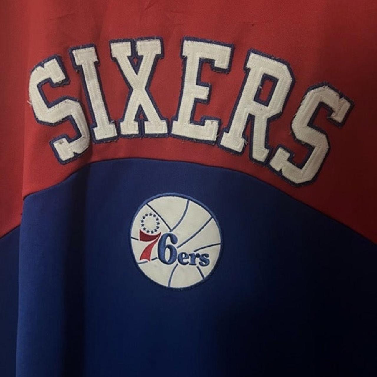 MEN'S VTG MAJESTIC NBA PHILADELPHIA 76ERS BASKETBALL - Depop