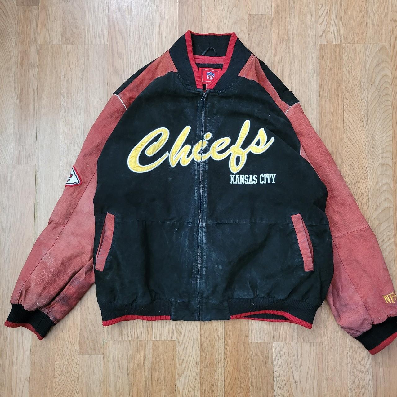 kansas city chiefs leather jacket