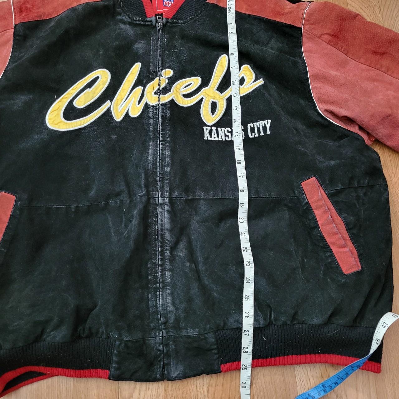 Kansas City Chiefs vintage rain jacket. Slight - Depop