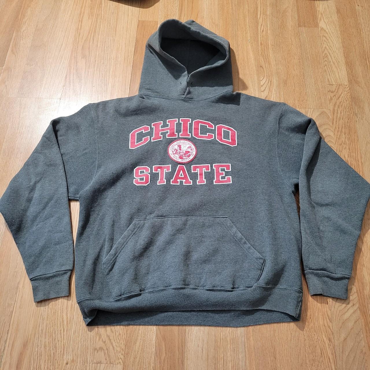 Vintage Chico State Grey Hoodie, Size large, made in...