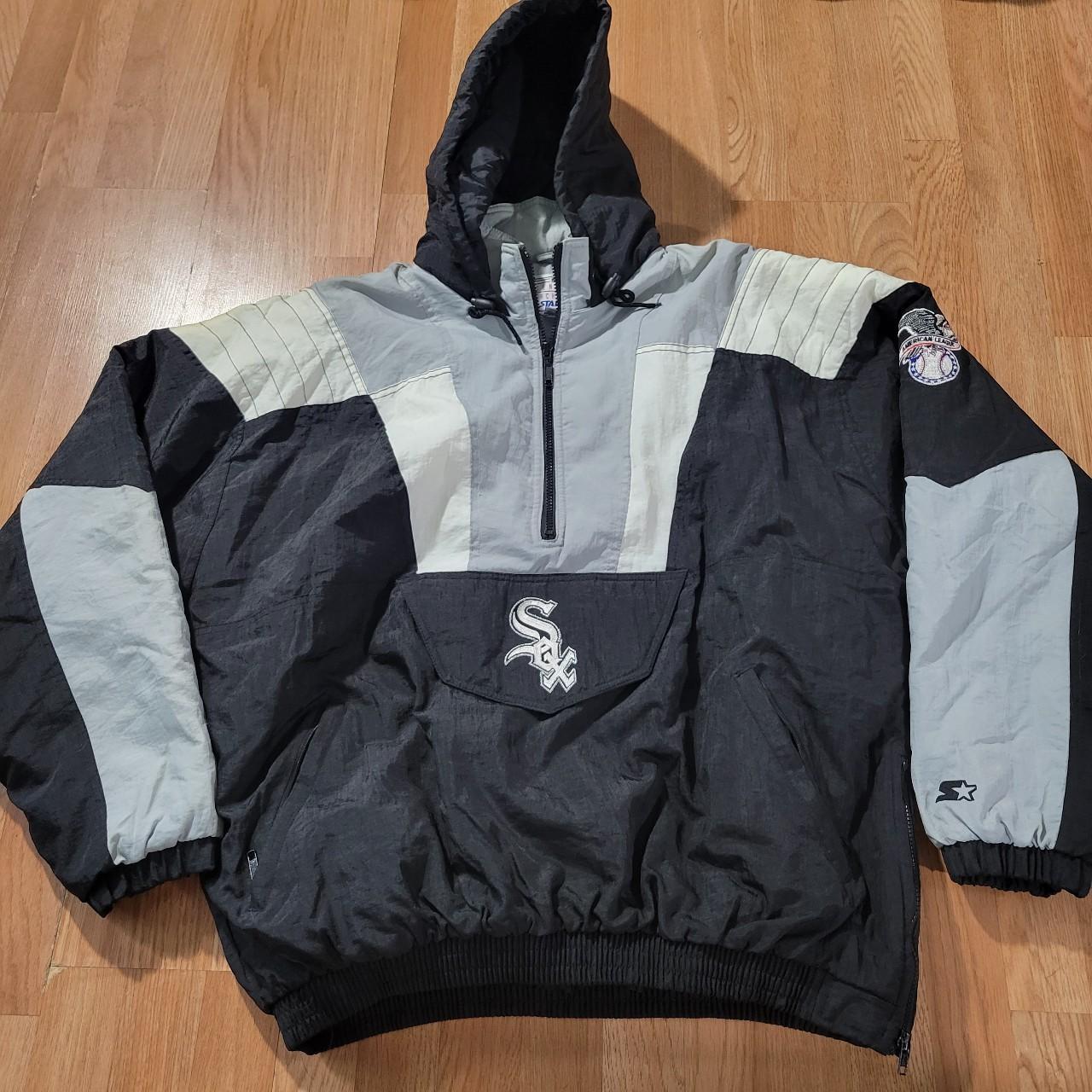 Vintage Starter Chicago White Sox windbreaker jacket - Depop