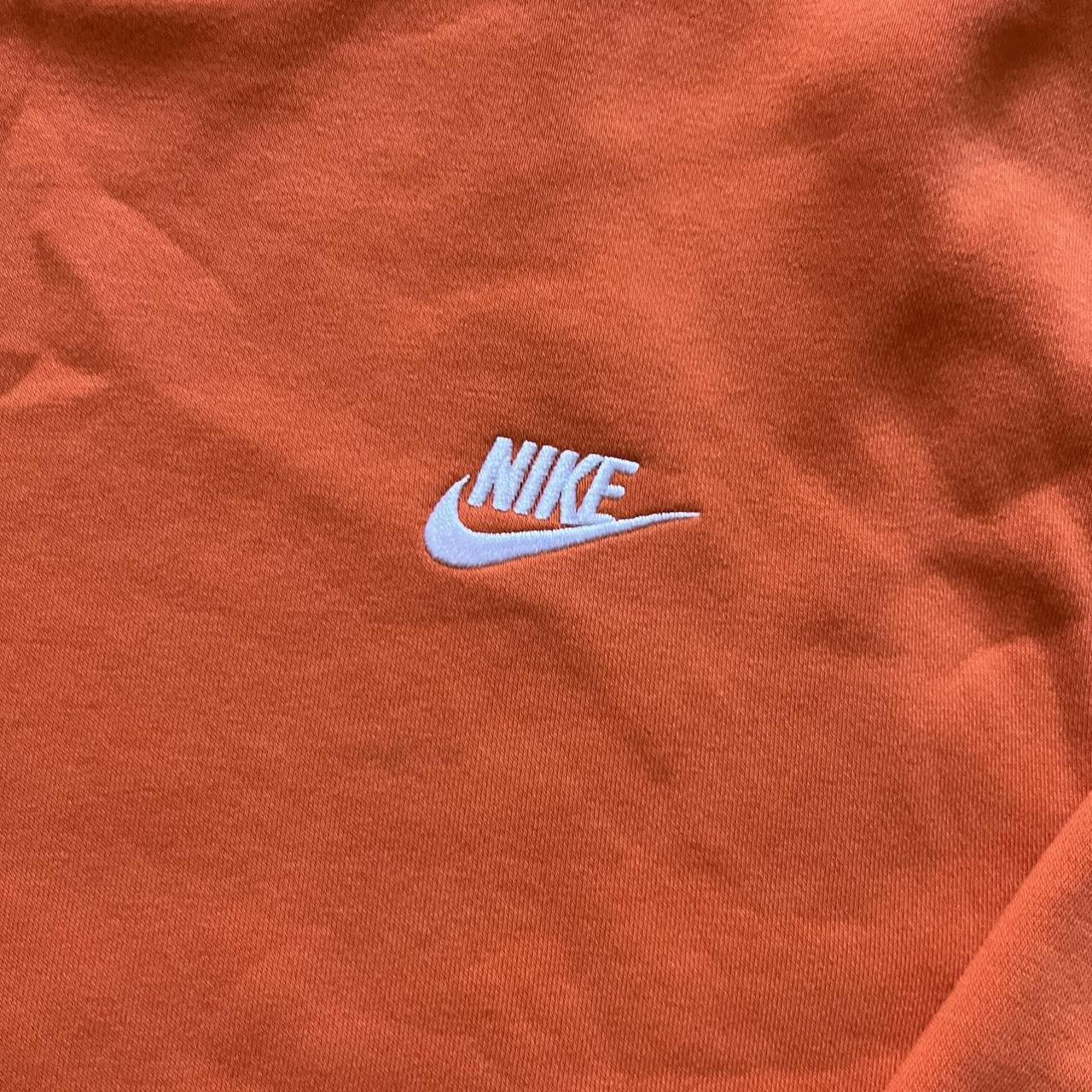 Nike Men's Orange Sweatshirt | Depop