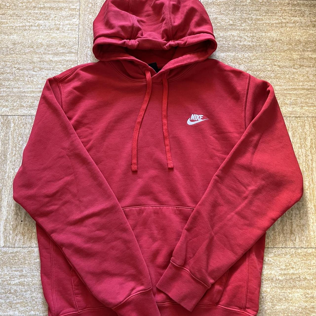 Nike Men's Red Hoodie | Depop