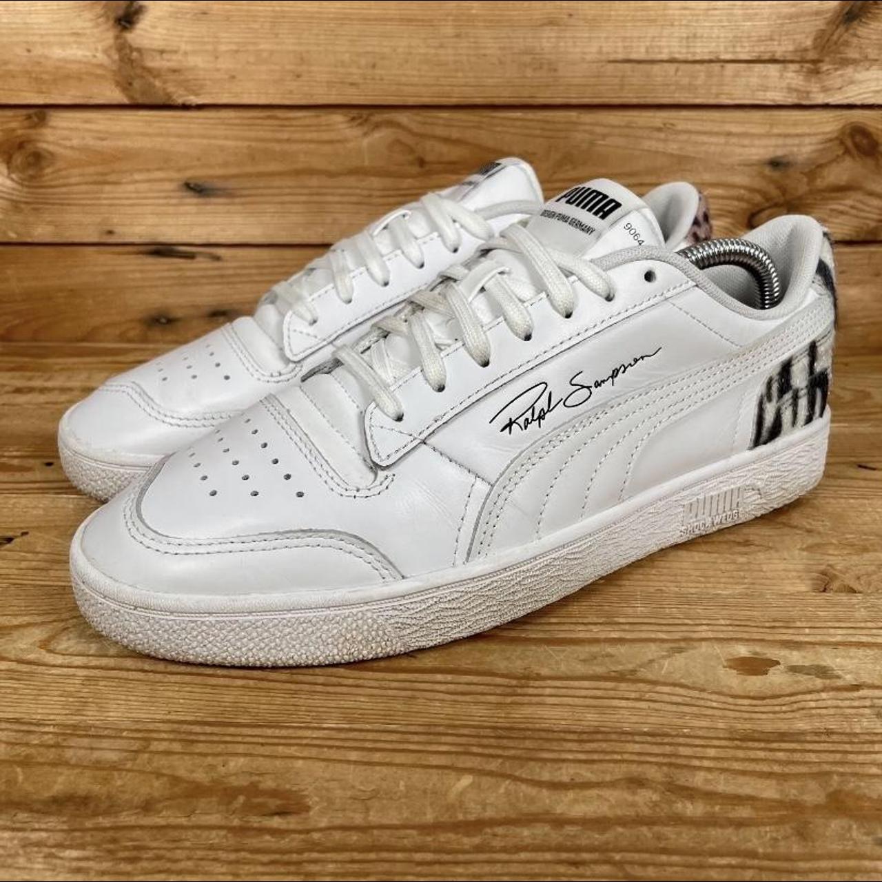 Puma ralph sampson lo trainers in triple white best sale