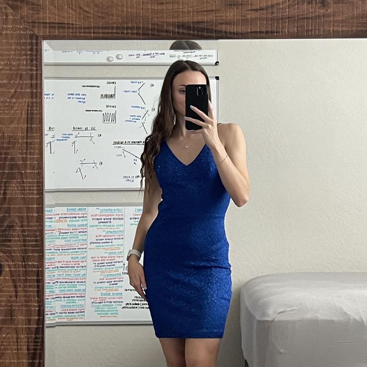 royal blue cocktail dress under $50