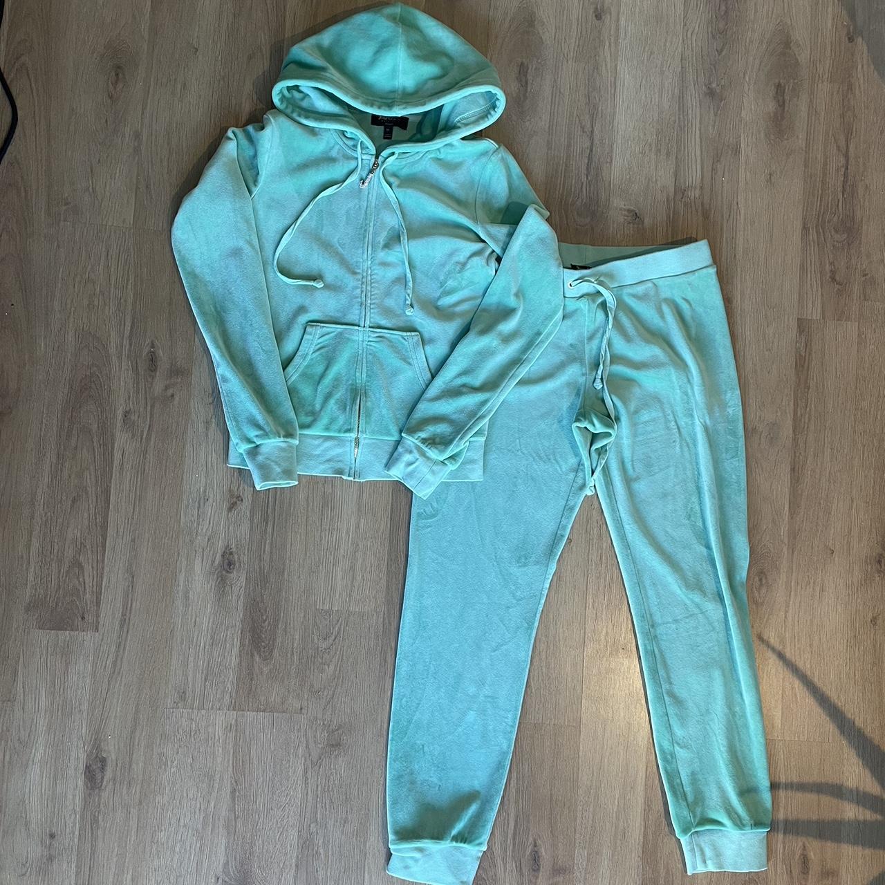 Mint green juicy couture tracksuit Worn twice