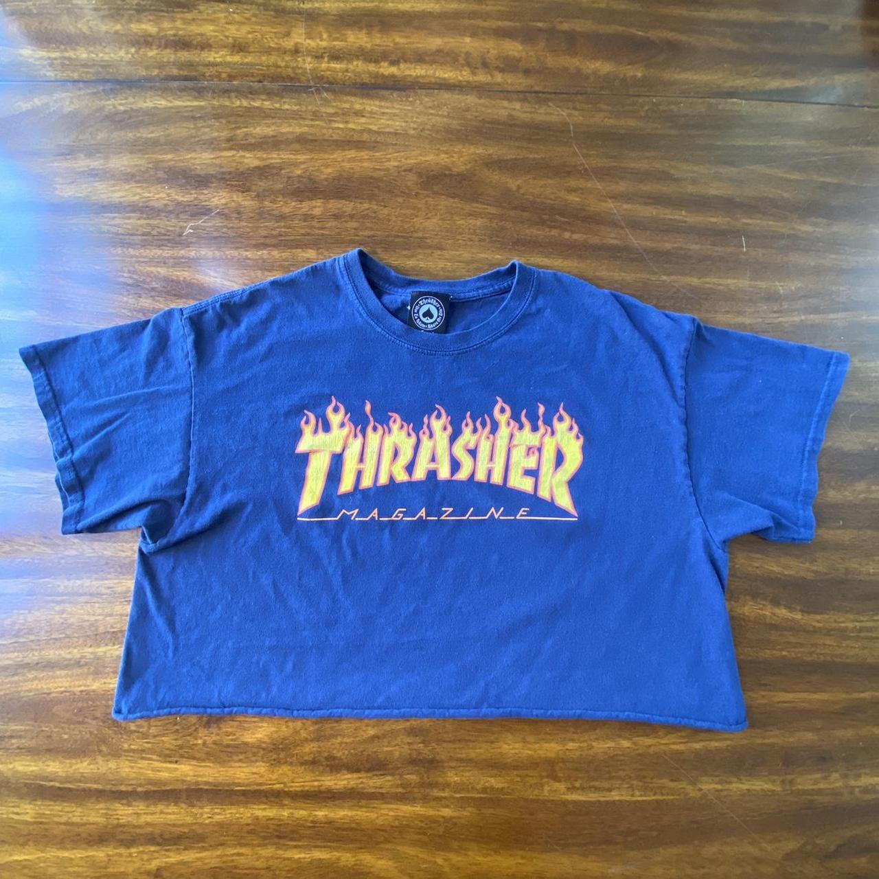 Thrasher hotsell cropped tee