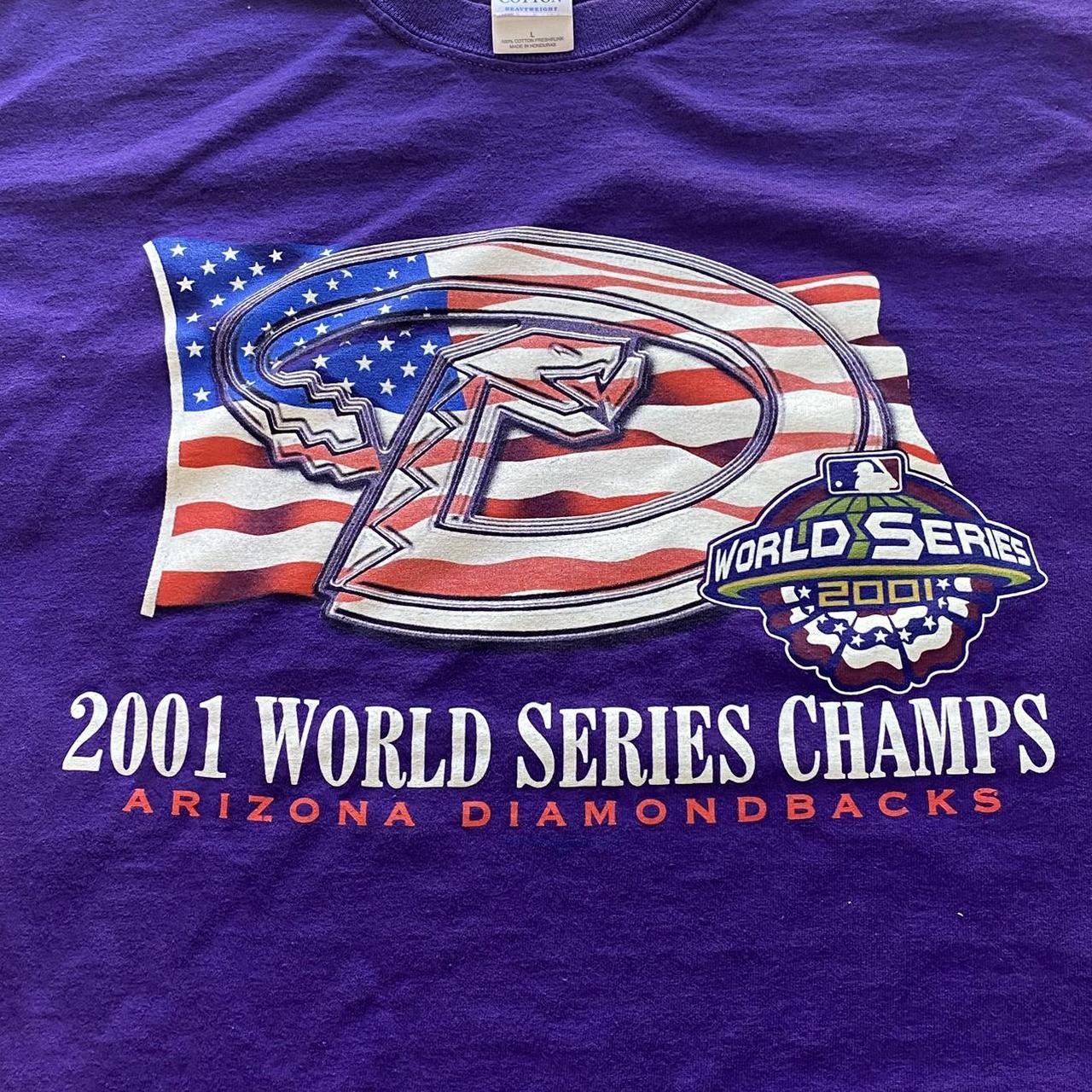 Arizona Diamondbacks Vintage 2001 MLB World Series... - Depop