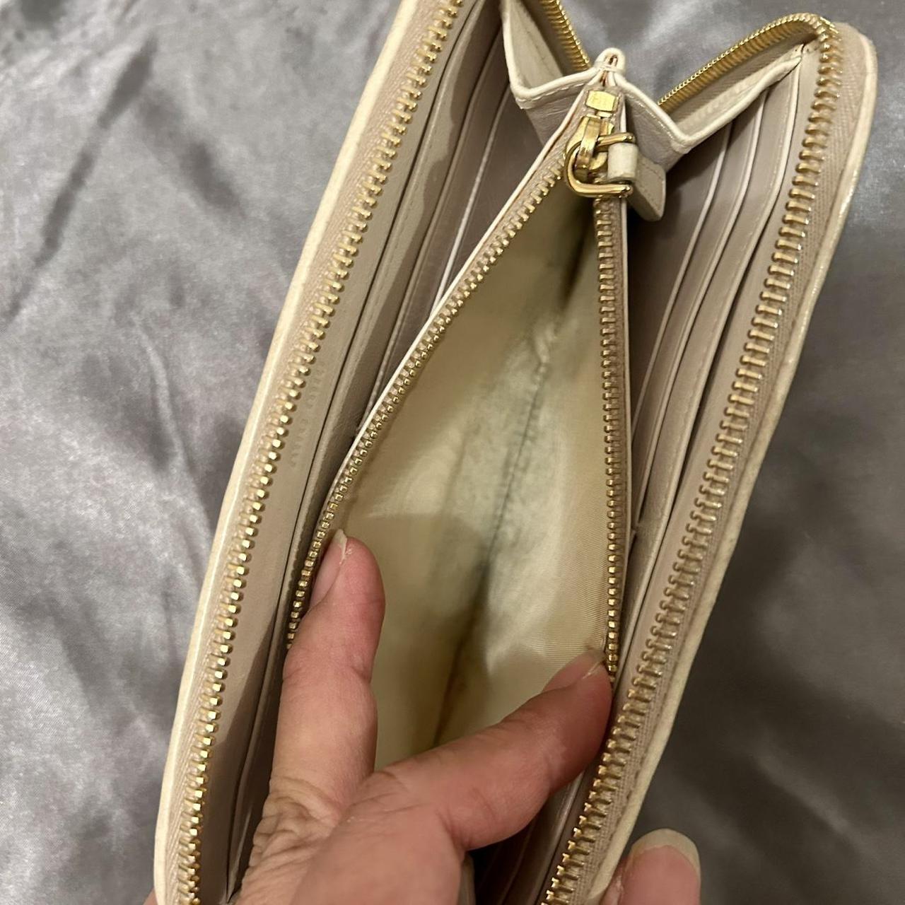 Miu Miu Women's Wallets - Cream/Tan – Miu Miu Mat… - image 7