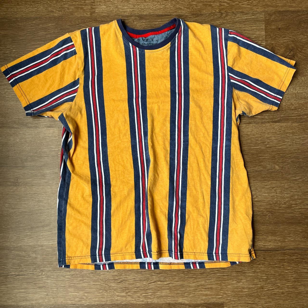 Men’s Striped T-shirt Excellent Condition! Size:... - Depop