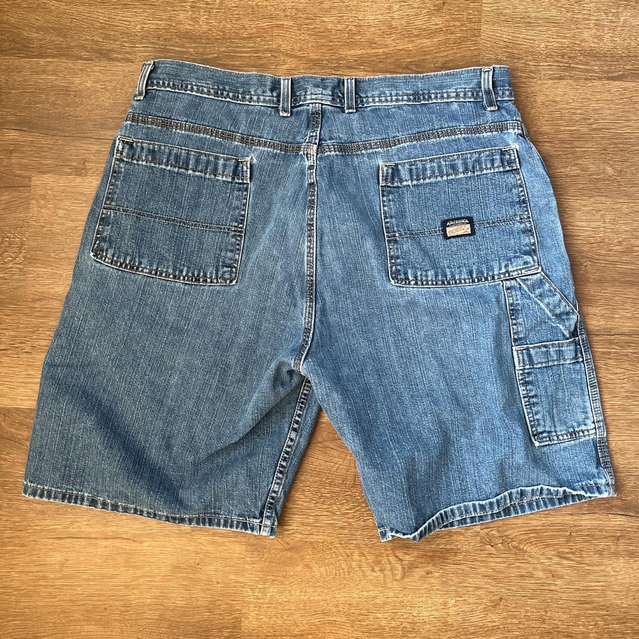 Vintage Arizona Carpenter Jean Shorts Excellent... - Depop