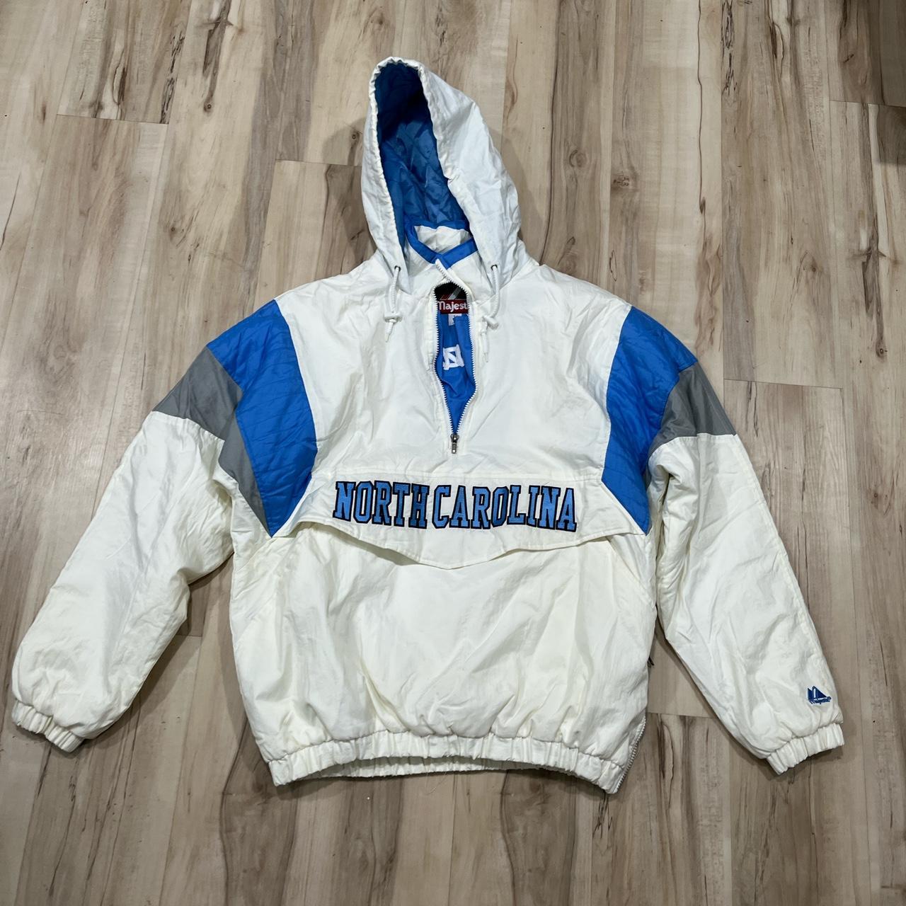 Vintage Carolina Tarheels Pullover Jacket - 90s...