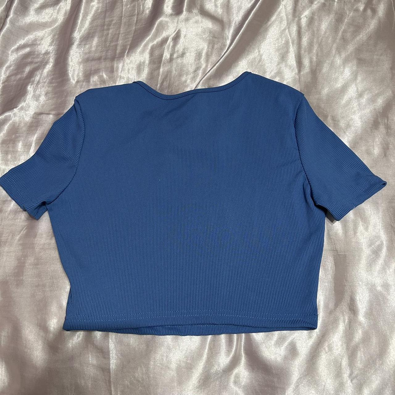 Rose Women's Black and Blue Shirt (2)