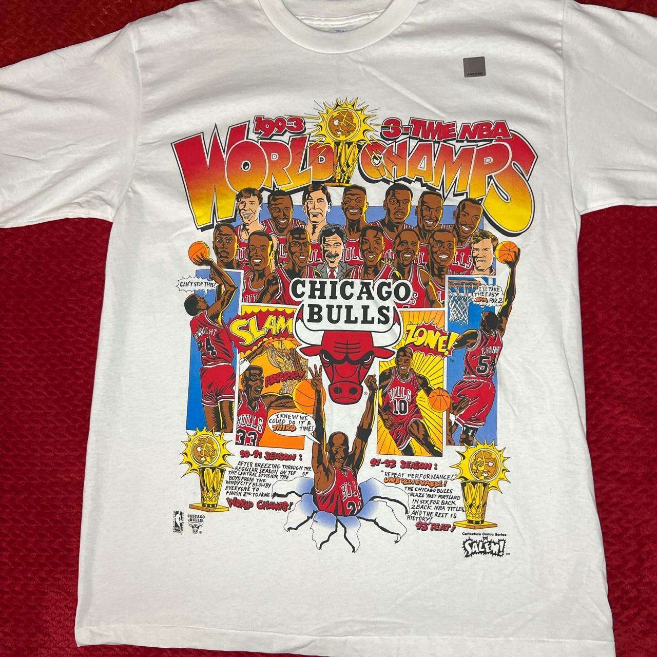 Vintage Chicago Bulls Shirt - Depop