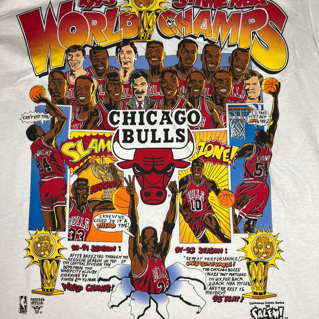 Retro NBA Chicago Bulls  Windy City Men's XL T-shirt