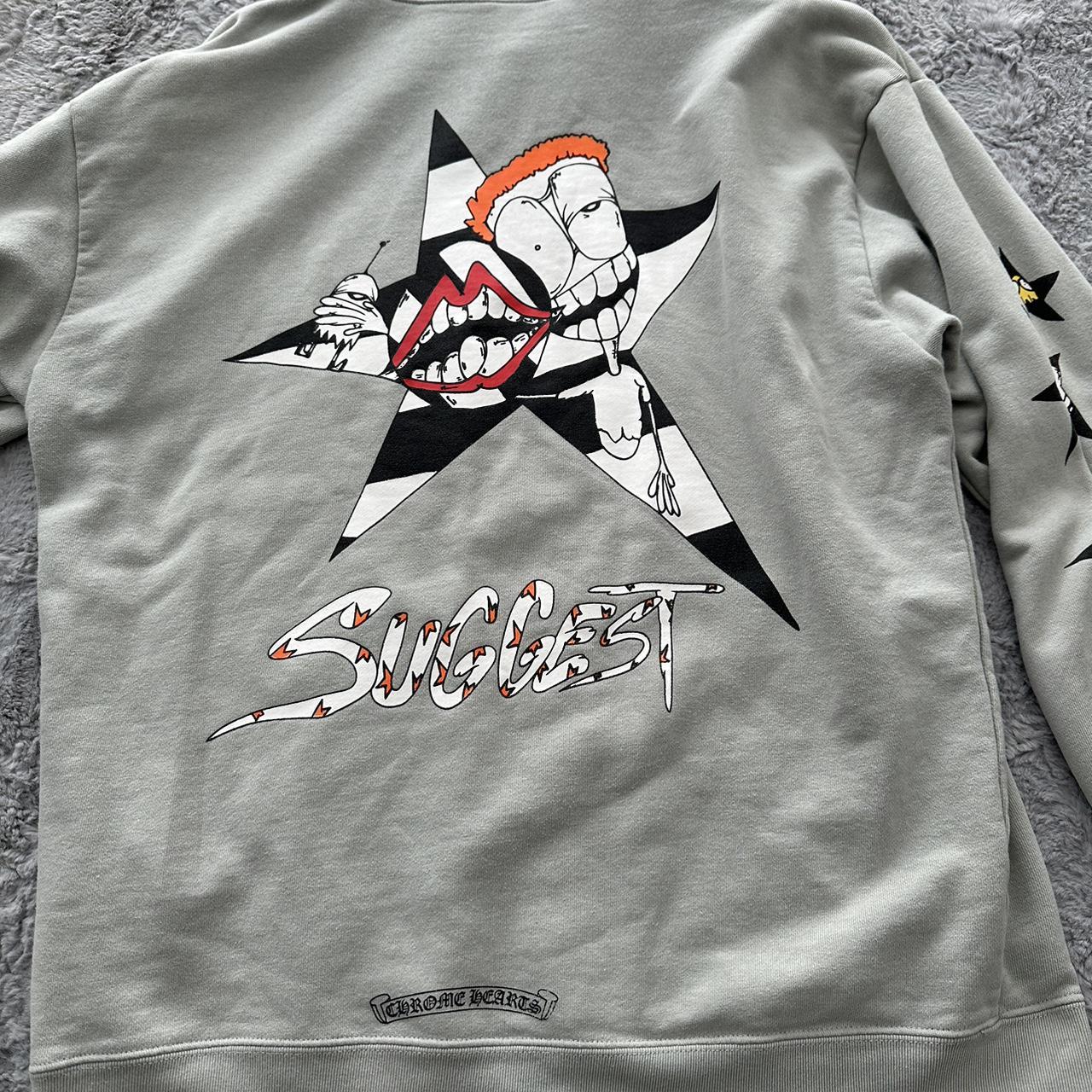 Grey Chrome Hearts Hoodie