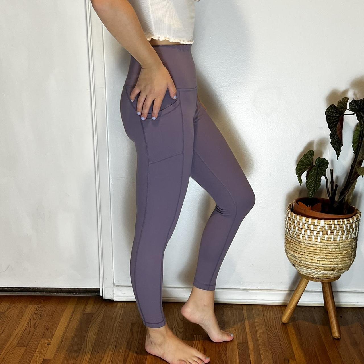 purple leggings size: XS/S from the brand one0one. - Depop