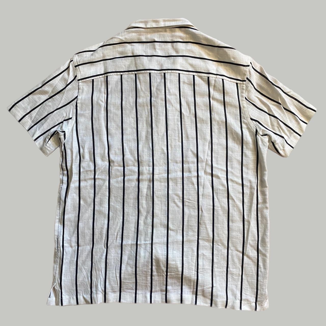 Zara Men's White and Black Poloshirts Depop