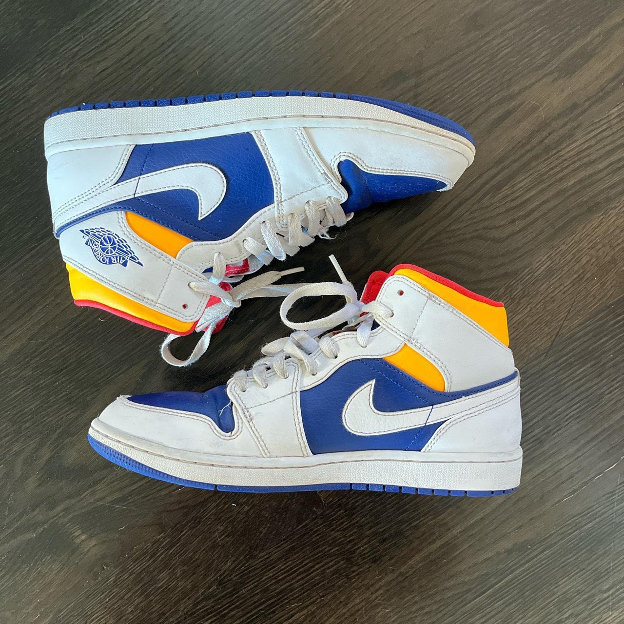 jordan 1 white laser orange deep royal blue