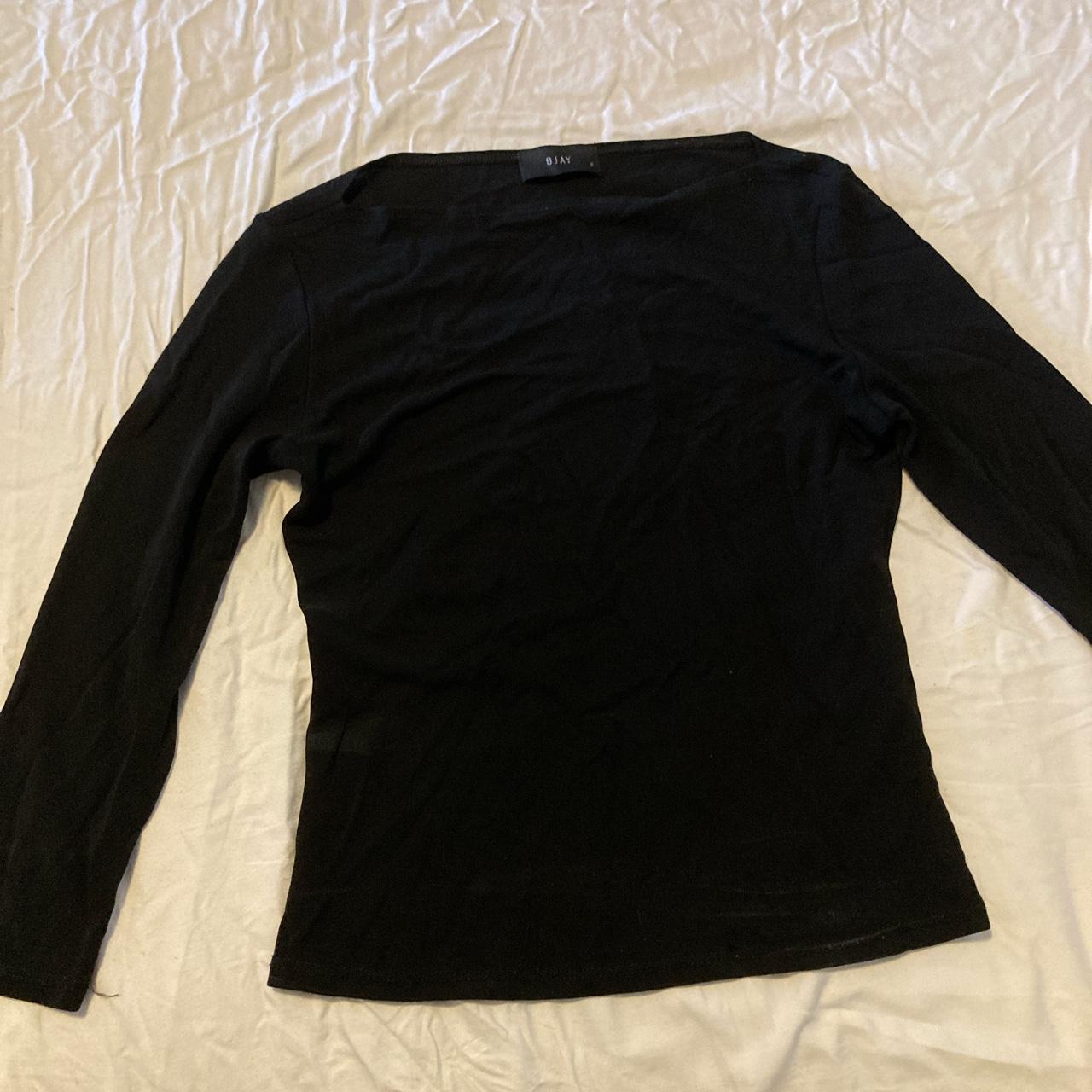 3/4 boat neck top. Size small from brand Ojay. Would... - Depop