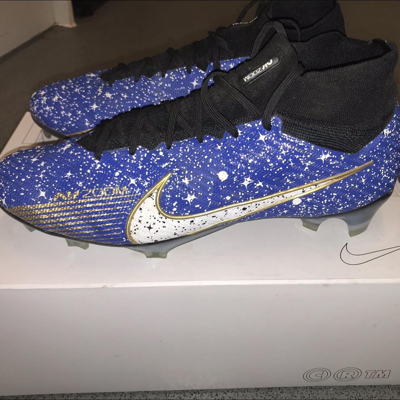 Nike custom football boots ️ Worn once in excellent... - Depop