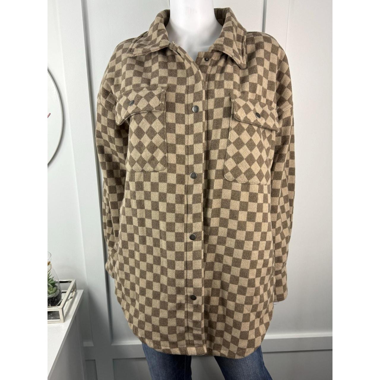 Source Unknown Women's Blouse - Tan/Brown - S – T… - image 1