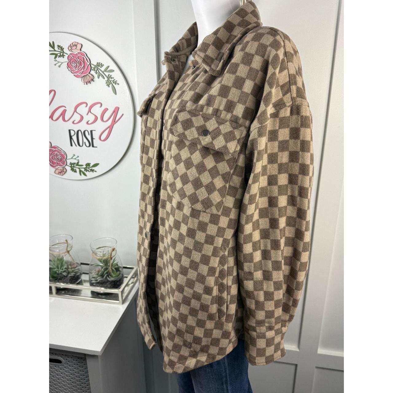 Source Unknown Women's Blouse - Tan/Brown - S – T… - image 2