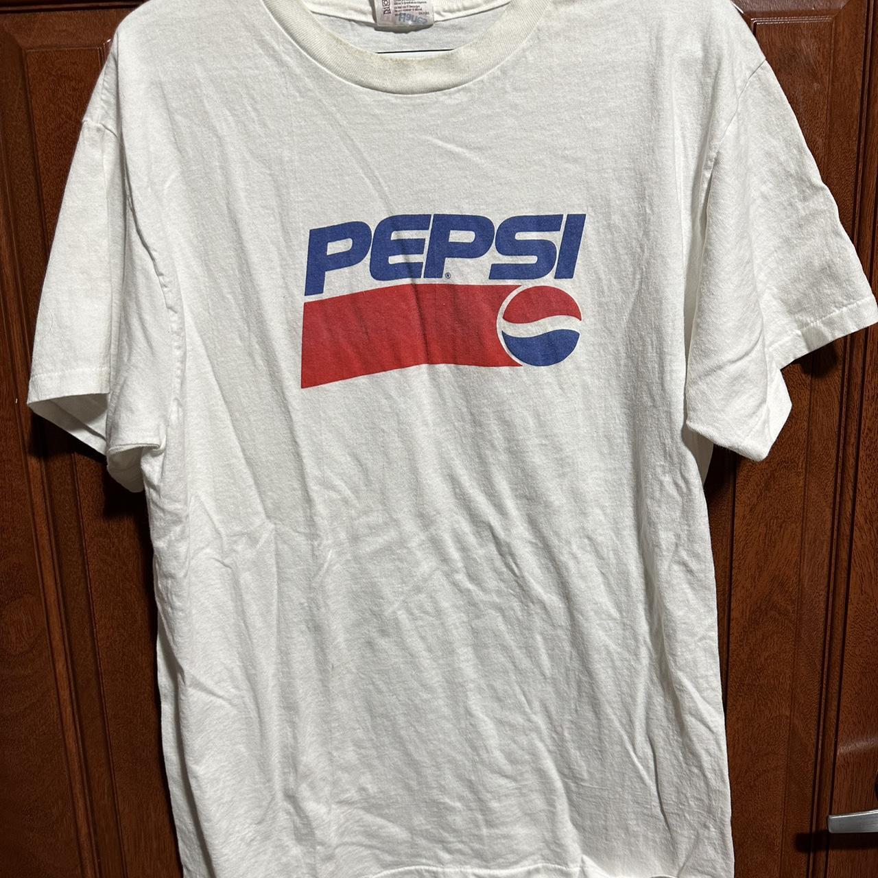 Vintage 90s Pepsi tshirt Size large Single... - Depop