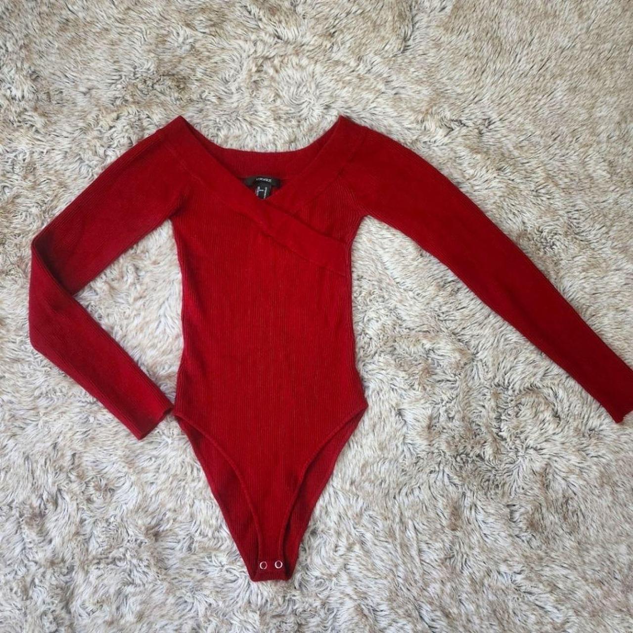 Red bodysuit forever 21 online