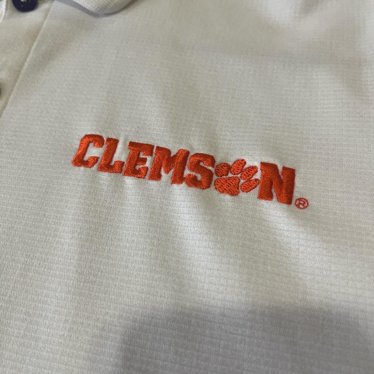 clemson nike golf polo