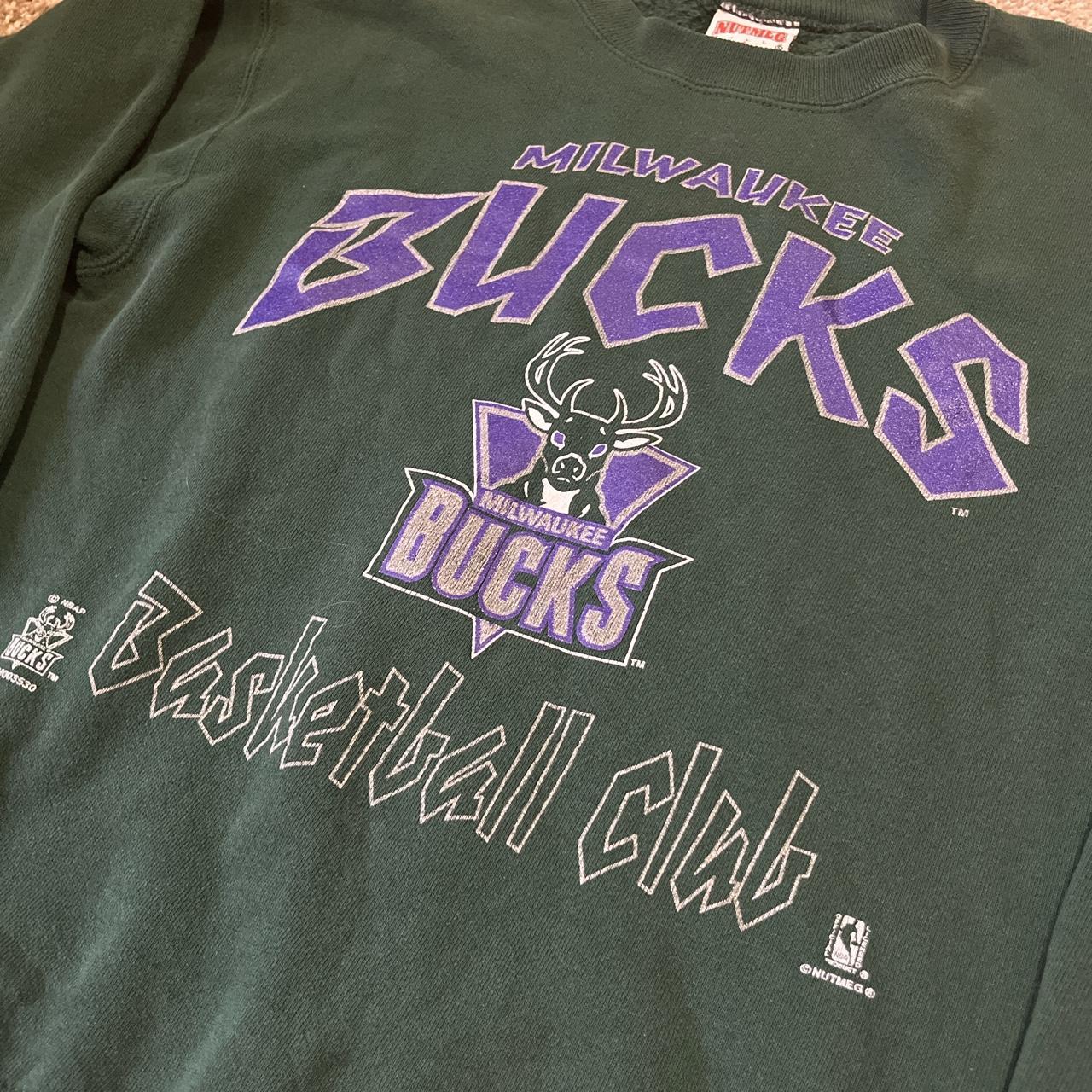 Vintage Milwaukee Bucks Crewneck offers Nutmeg size Medium