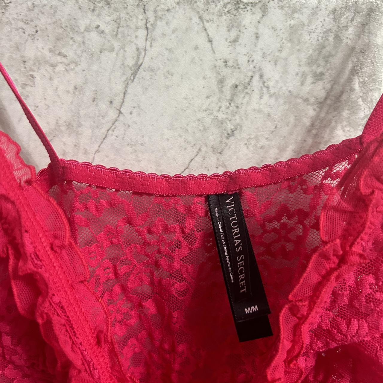 pink victoria secret lacy lingerie dress! a bit of... - Depop